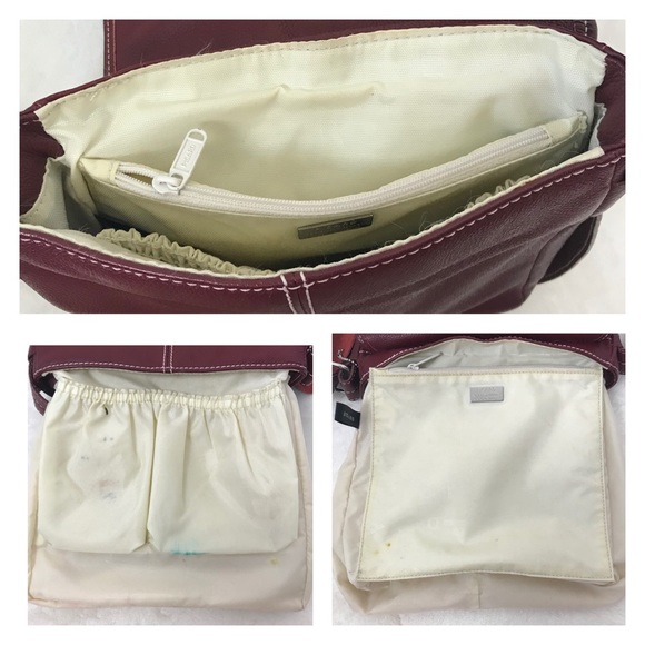 Picard German Leather Crossbody Bag Red - Picture 6 of 8